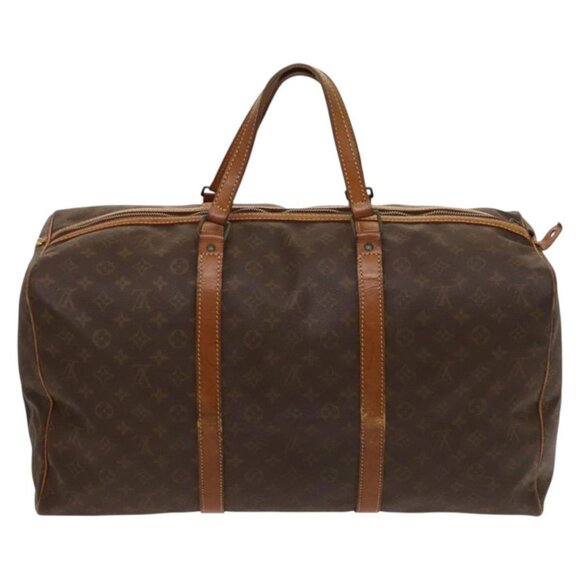LOUIS VUITTON Monogram Sac Souple 55 Boston Bag Vintage M41622 LV Auth 121900 - Picture 2 of 16